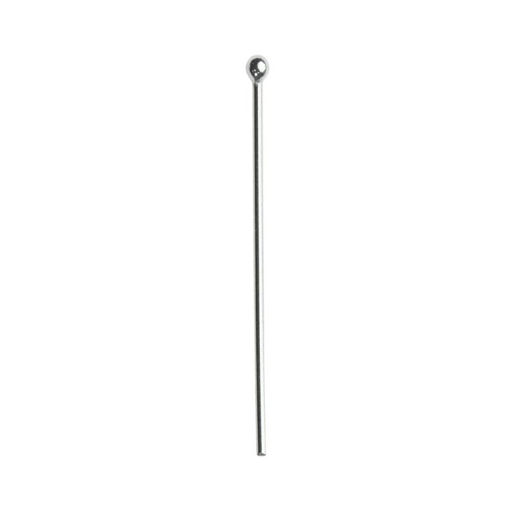 Ball 1" (25mm)  Headpin Dia 0.65mm Sterling Silver (STS)