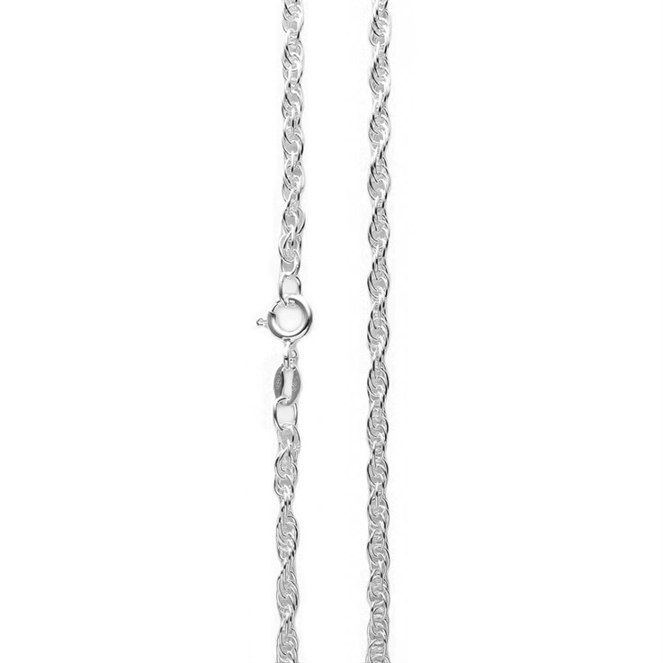 32" POW Rope wire dia 0.40mm Chain ECO Sterling Silver (STS)