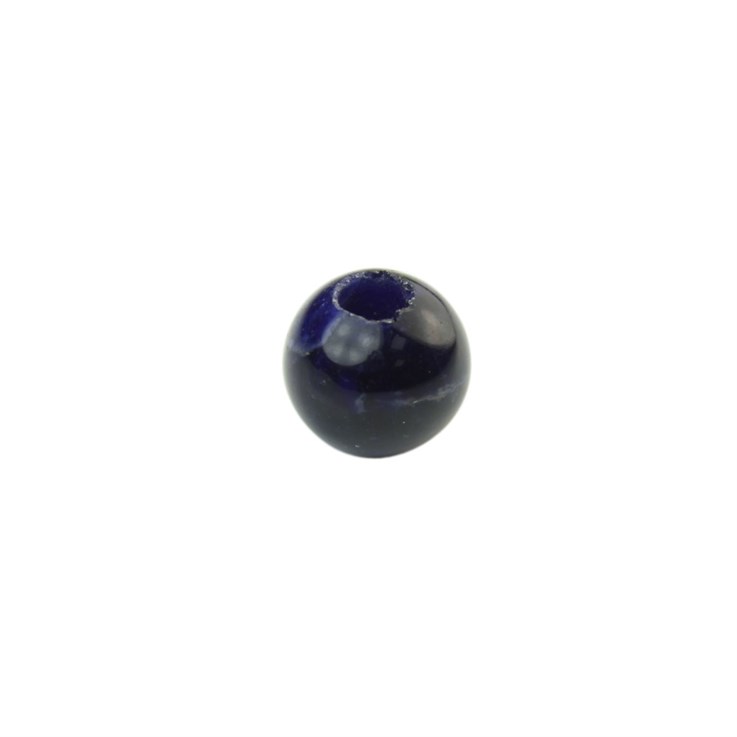 10mm Gemstone large 3mm hole bead Sodalite