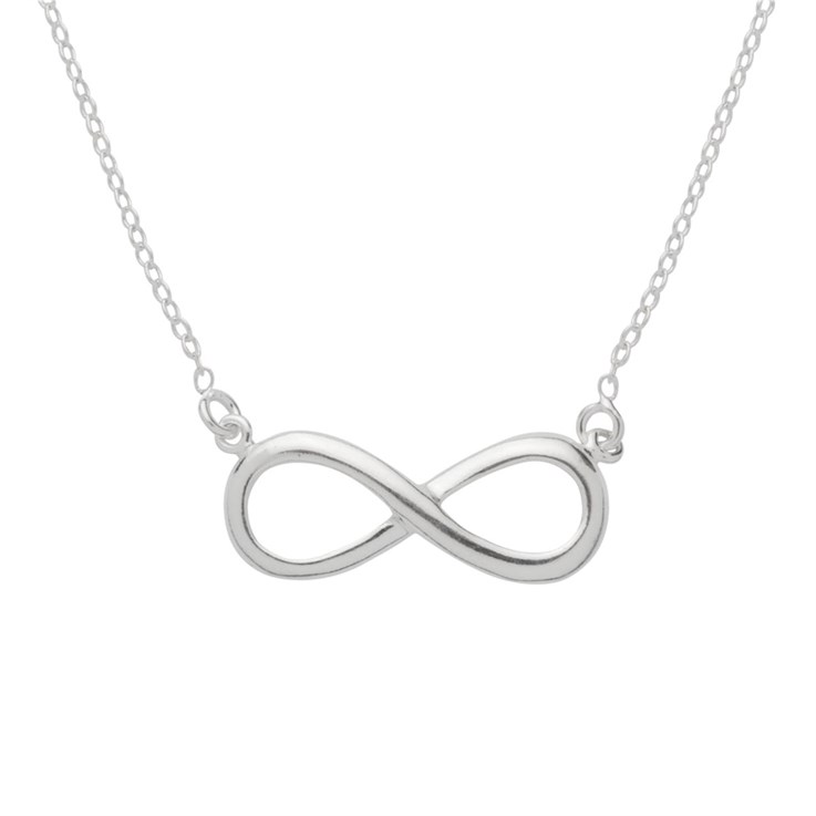 22mm Infinity Necklace Sterling Silver