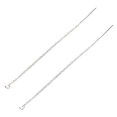 5" Ear Threader with Belcher Chain Sterling Silver (STS)