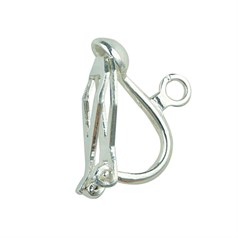 Mini Earclip 12mm Silver Plated