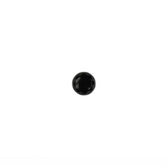 8mm Black Onyx/Agate Facet Top Gemstone Cabochon