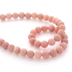 10mm Round gemstone bead Pink Opal 'A'  40cm strand