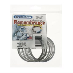 Beadalon Beading Memory Wire Bracelet 28.3grm