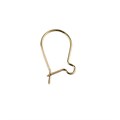 Kidney Wire Earwire 13mm Gold Plated Alternative Image