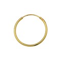 20mm Earhoop Gold Plated Vermeil Sterling Silver (Extra Durable) Alternative Image