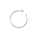 40mm Earhoop with Post & Scroll Sterling Silver (STS) Alternative Image