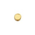 Superior 4mm Circle Shape Bead (Through Drilled) Gold Plated Alternative Image