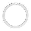 22mm Hoop shape Casting with Hole Sterling Silver (STS) Charm Pendant Alternative Image
