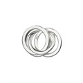 Russian Wedding Ring 14mm Interlocking Rings, Set of 4 Sterling Silver Alternative Image