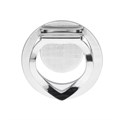Round Scarf Clip with 20mm Pad for Cabochon Rhodium Plated Alternative Image