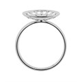 Adjustable Sieve Ring 14mm Top Silver Plated Alternative Image