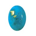 10x8mm Turquoise (Natural Enhanced) Gemstone Cabochon Alternative Image