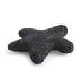 50mm Lava Rock Starfish Pendant - Black Alternative Image