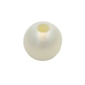 8.5-9.5mm Potato Pearl Bead Side Drilled 2.2mm Hole White Alternative Image