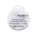 Parawire 18 Gauge (1.02mm) Bronze Wire 7yd (6.4m) Spool Alternative Image