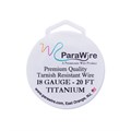 Parawire 18 Gauge (1.02mm) Titanium Colour Wire 20ft (6m) Spool Alternative Image