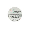Parawire 20 Gauge (0.81mm) Non Tarnish Faux Gold Wire 10 Yard (9.1m) Spool Alternative Image