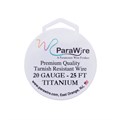 Parawire 20 Gauge (0.81mm) Titanium Colour Wire 25ft (7.6m) Spool Alternative Image