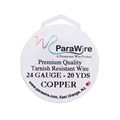 Parawire 24 Gauge (0.51mm) Non Tarnish Copper Wire 20 Yard (18.2m) Spool Alternative Image