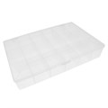 Tidy Box with 18 6x4.5cm Compartments - Overall size 27x18cm for Craft/Beading/Jewellery Making Alternative Image