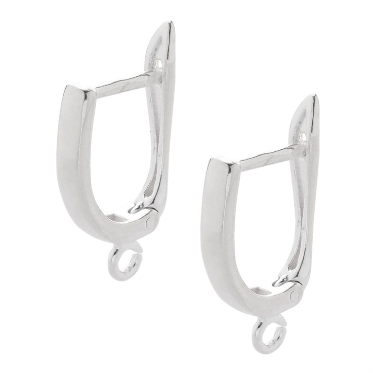 Modern Lever Back Earwire Sterling Silver (STS)