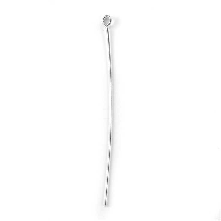 Eye Pin 2" (50mm) Silver Plated