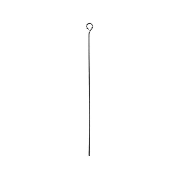 Heavy Eye Pin (Rosary)  2" (50mm) Silver Plated