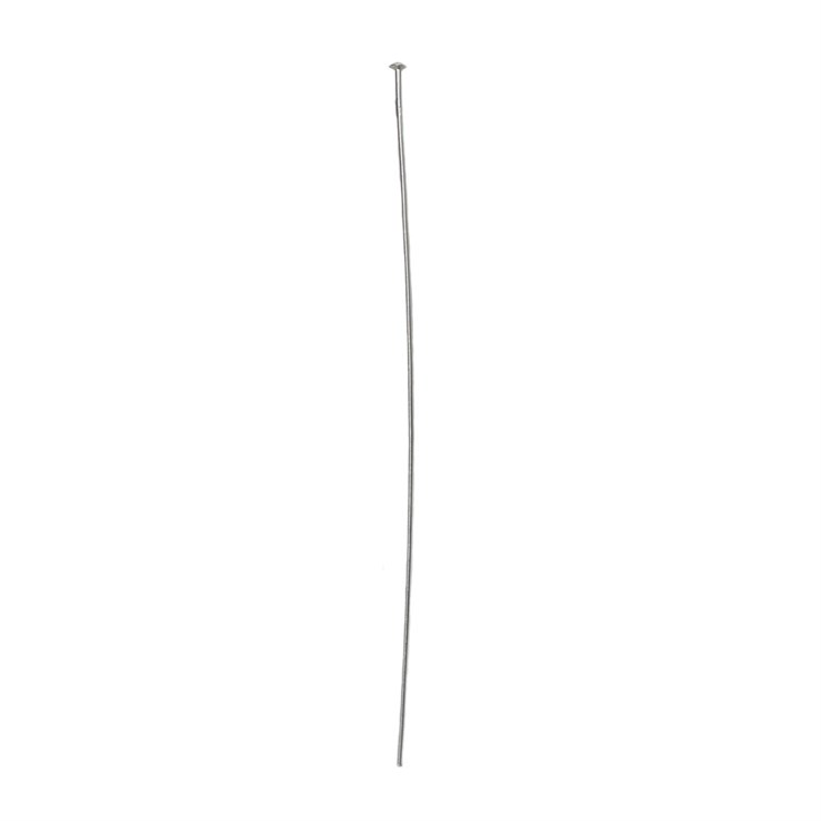 Value Headpin 2.5" Fine (0.51mm) Domed Head Sterling Silver (STS)