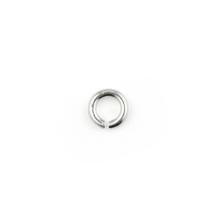3mm Jump Ring 0.6mm (unsoldered) Sterling Silver (STS)