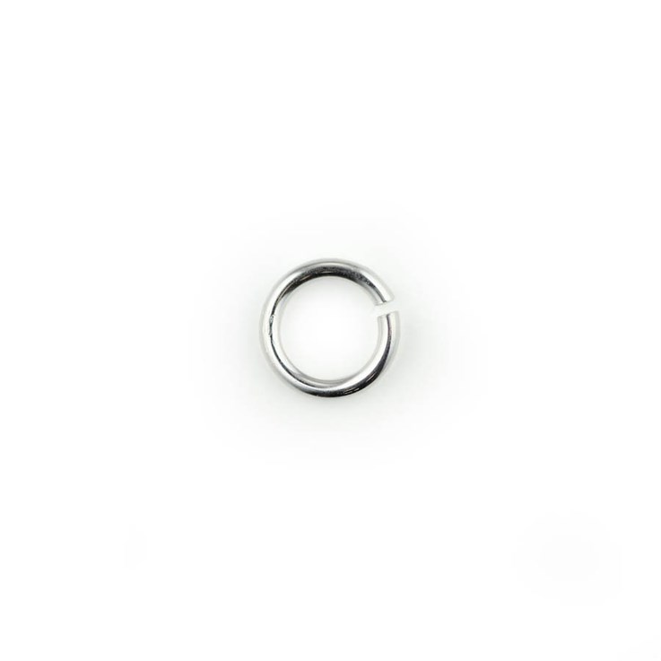 5mm Jump Ring 0.8mm (unsoldered) Sterling Silver (STS)