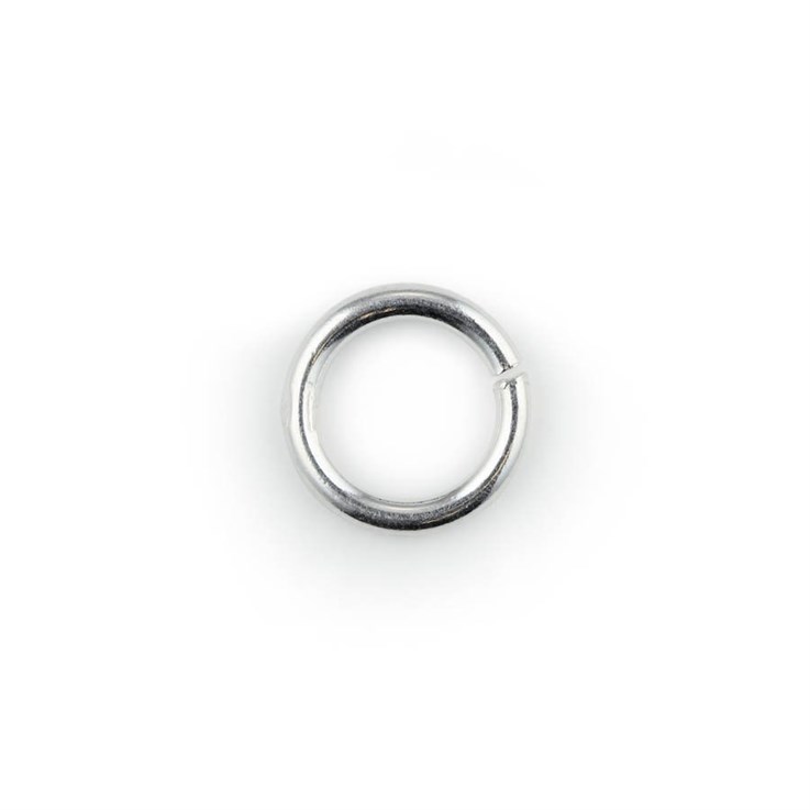 8mm Jump Ring 1.2mm (unsoldered) Sterling Silver (STS)