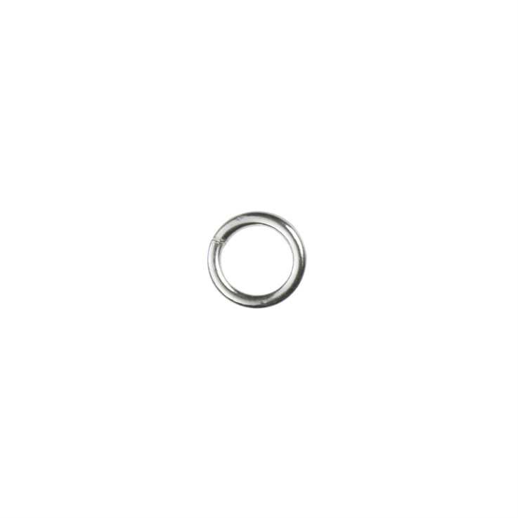 6mm Jump Ring 1mm (unsoldered) Silver Filled (SF)