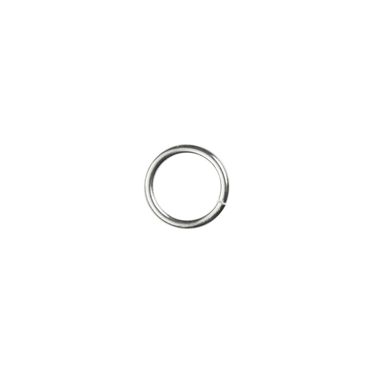 8mm Jump Ring 1mm (unsoldered) Silver Filled (SF)