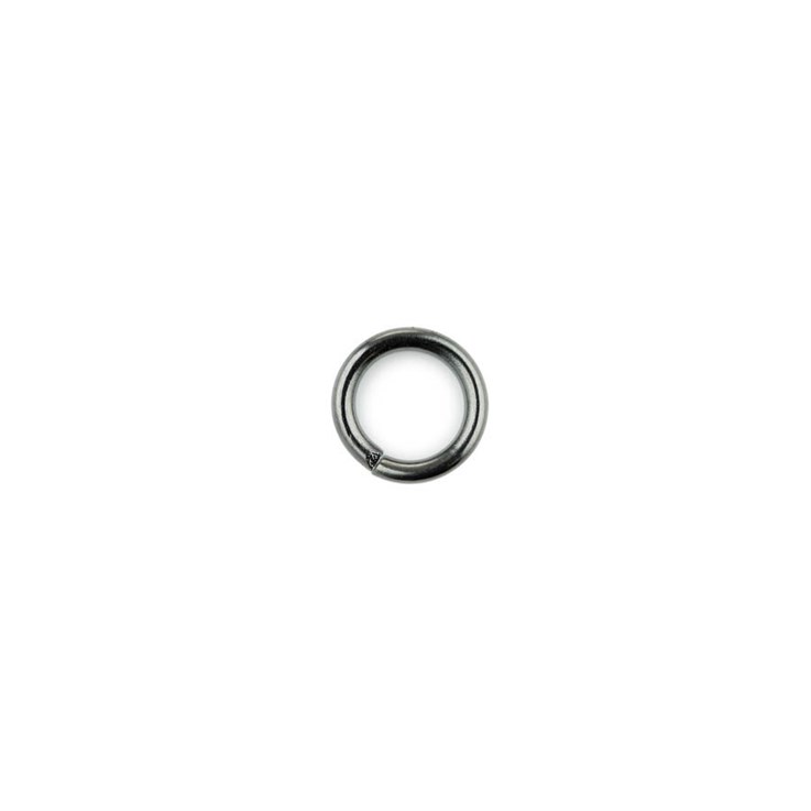 5mm Unsoldered Jump Ring 0.8mm Black Plated