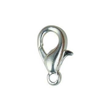 Trigger Catch Clasp Medium 13mm Silver Plated