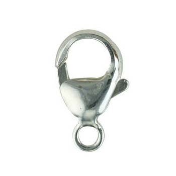 Oval Trigger Catch Clasp Medium 11.4mm ECO Sterling Silver (STS)