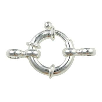 18mm Jumbo  Bolt Ring Clasp Sterling Silver (STS)