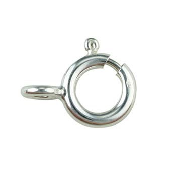 8mm Bolt Ring Clasp Closed ECO Sterling Silver (STS)