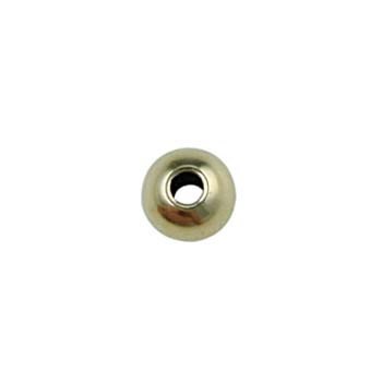 2mm Plain Round Shaped Bead with 0.9mm hole Gold Filled
