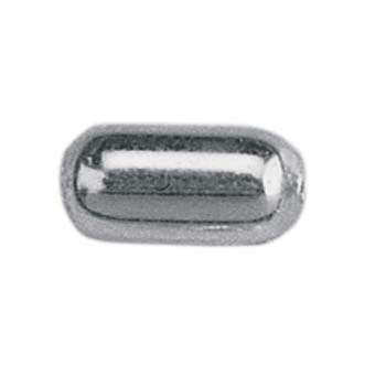 Tubular Bead/Heishi 2x4.25mm with 0.70mm hole Sterling Silver (STS)