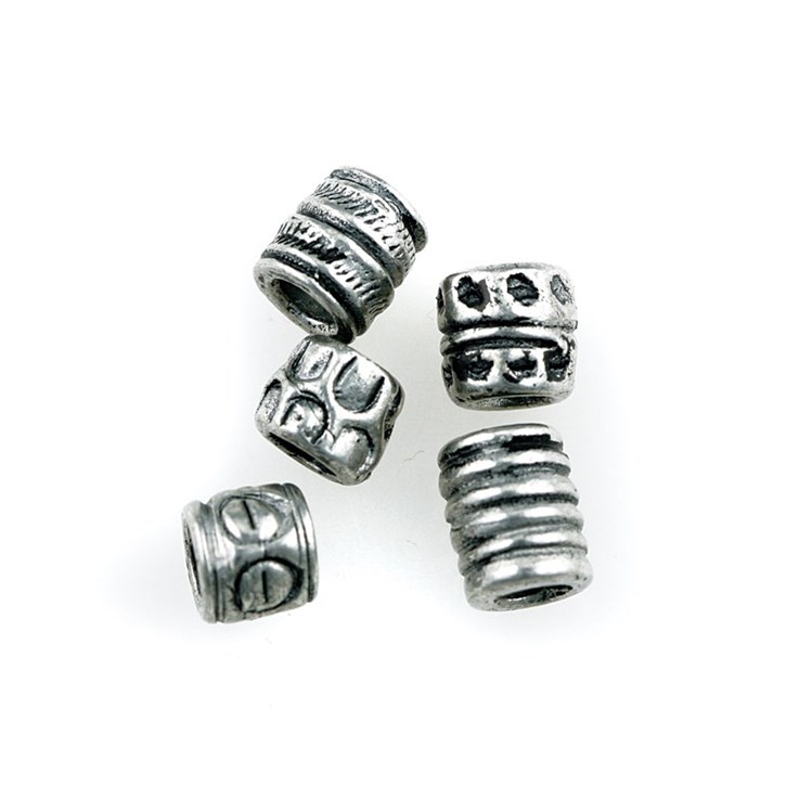 Bead/Spacer Cast In 5 Styles Pewter (PT)
