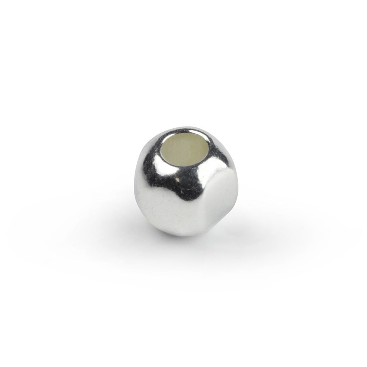 Superior 5mm Pentagon Shaped Bead with 2.5mm Hole Sterling Silver (STS)