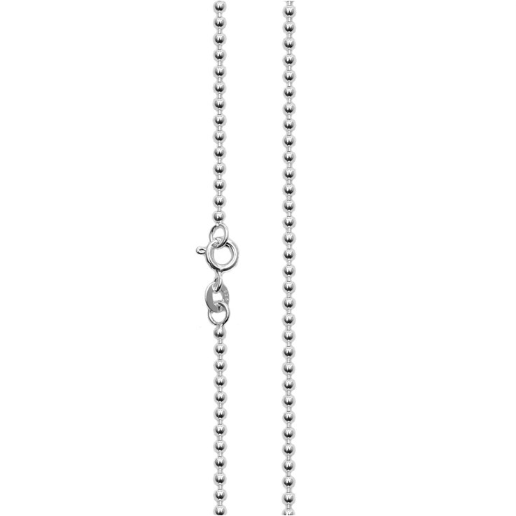 24" Standard Ball Chain 2mm Sterling Silver (STS)