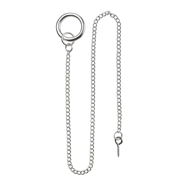 Hanging Crystal Pendulum Chain with Heavy Duty Peg Silver Plated