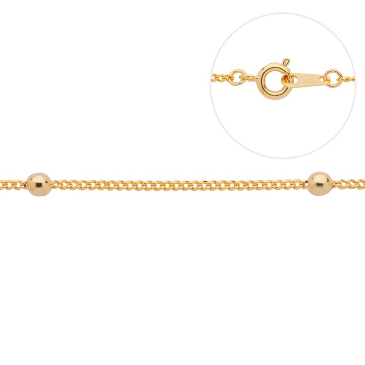 18" Satellite Chain Gold Plated