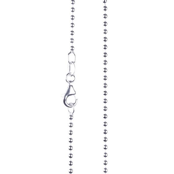28" Superior Ball Chain 2mm (Hallmarked) ECO Sterling Silver (STS)