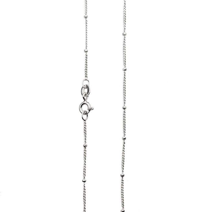 14" Satellite Chain  Sterling Silver (STS)