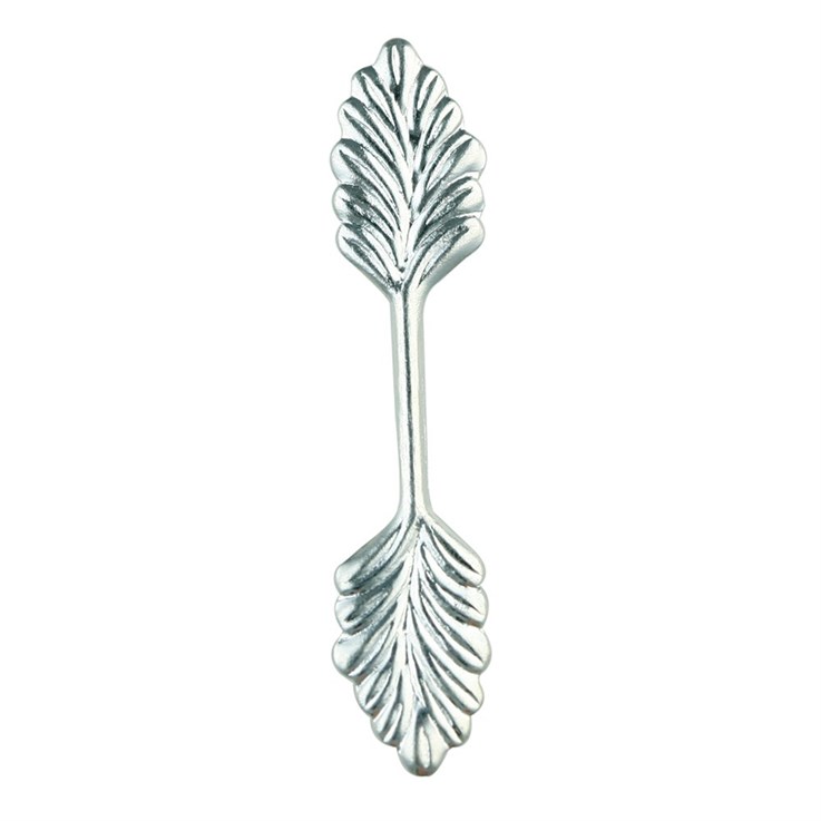 Leaf Pendant Glue On Mount 25mm Silver Plated